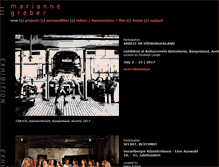 Tablet Screenshot of mariannegreber.at